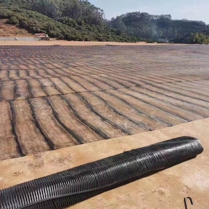 单向塑料土工格栅施工